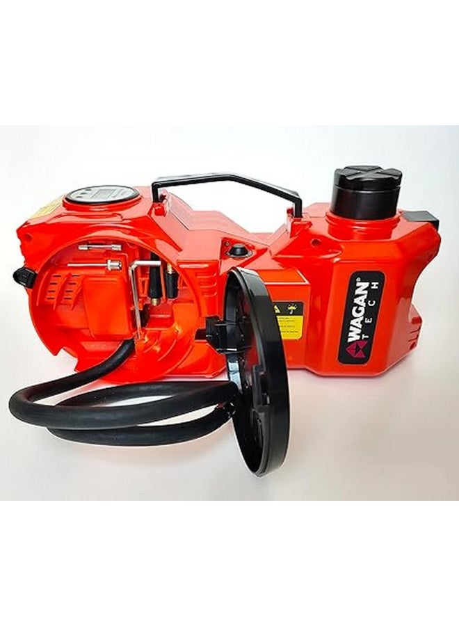 WAGAN 3-In-1 Electric Car Jack, Impact Wrench and Air Compressor Kit Red and Black 33.02 x 17.78 x 35.56 cm  ‎EL7010 - Image 5